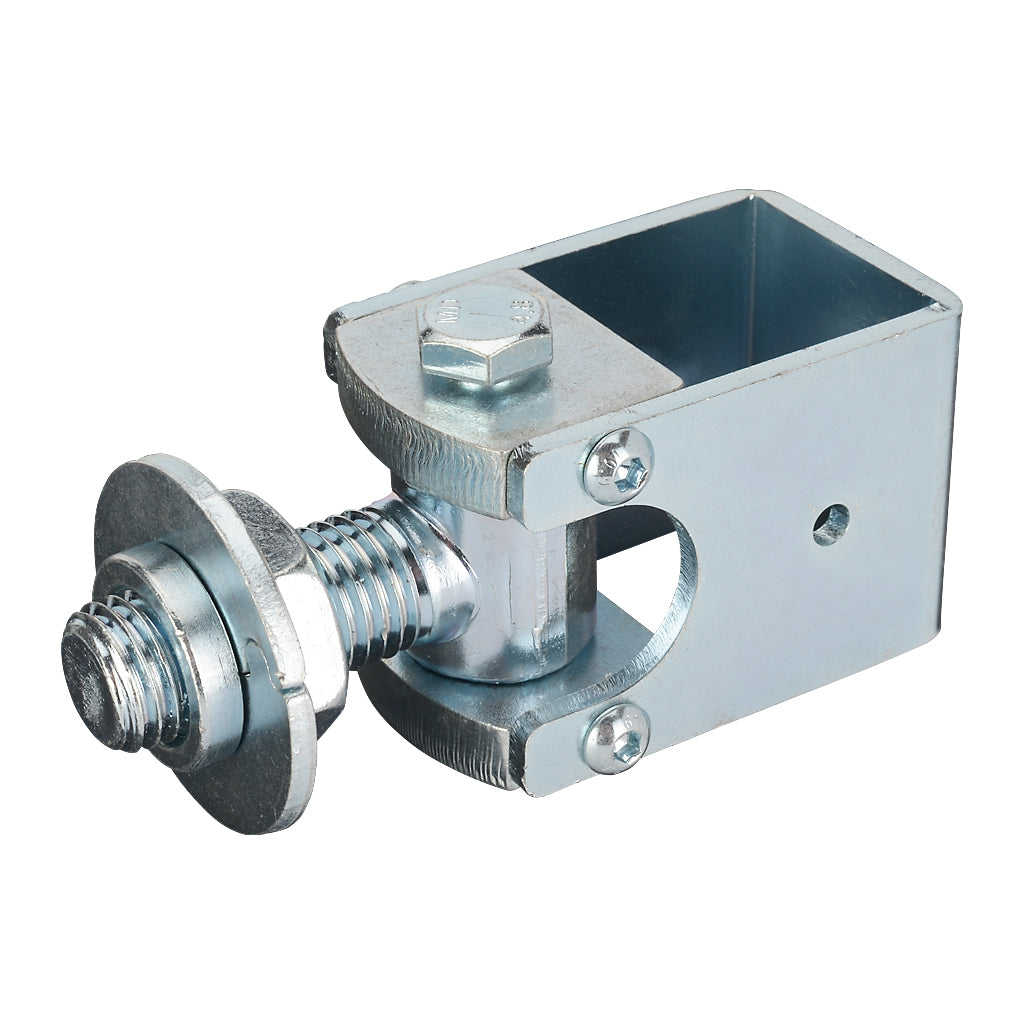 Adjustable Wrap Around Gate Hinge Round Plate To Suit 40mm Box M20 Thread