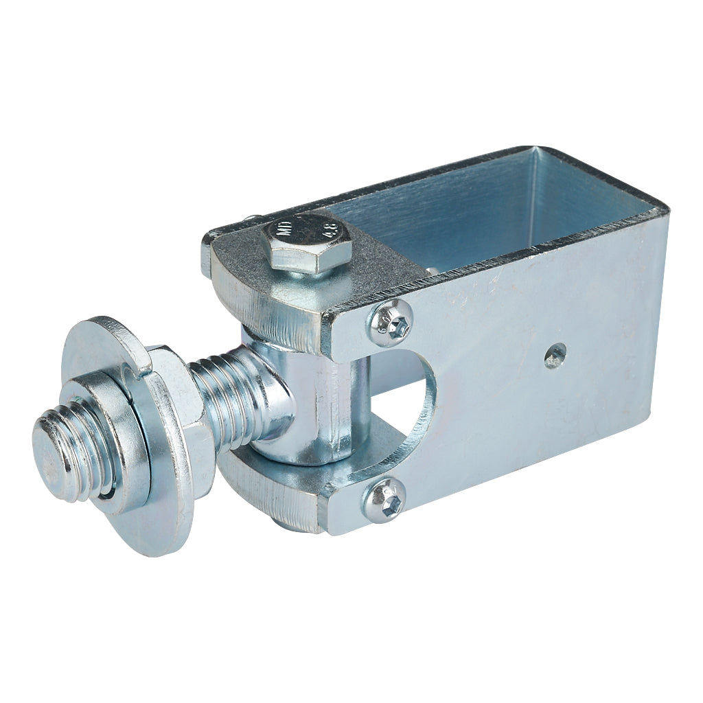 Adjustable Gate Hinge With Round Plate To Suit 60x40mm Box Section