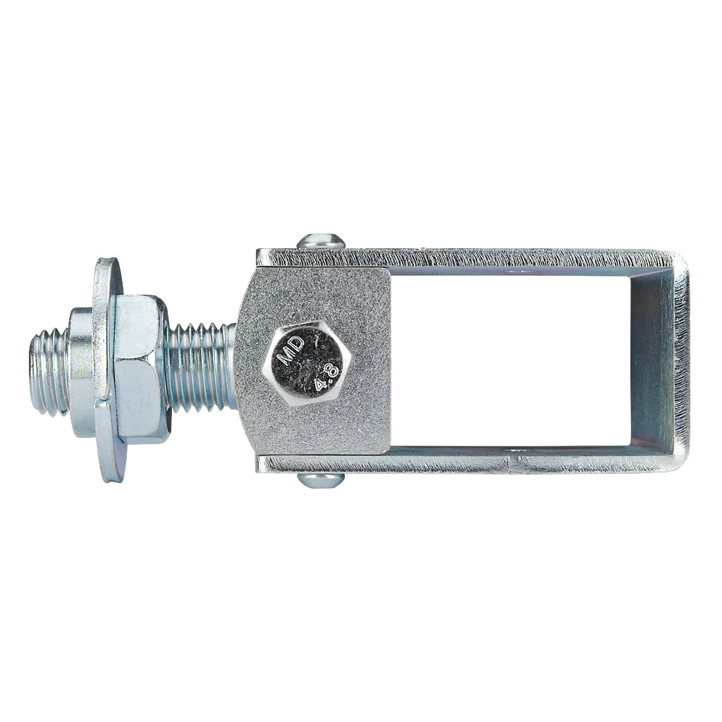 Adjustable Gate Hinge With Round Plate To Suit 60x40mm Box Section