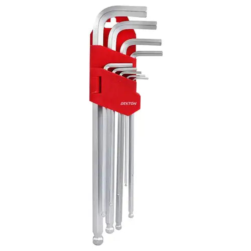 Hex Key 9 Piece Set Extra Long