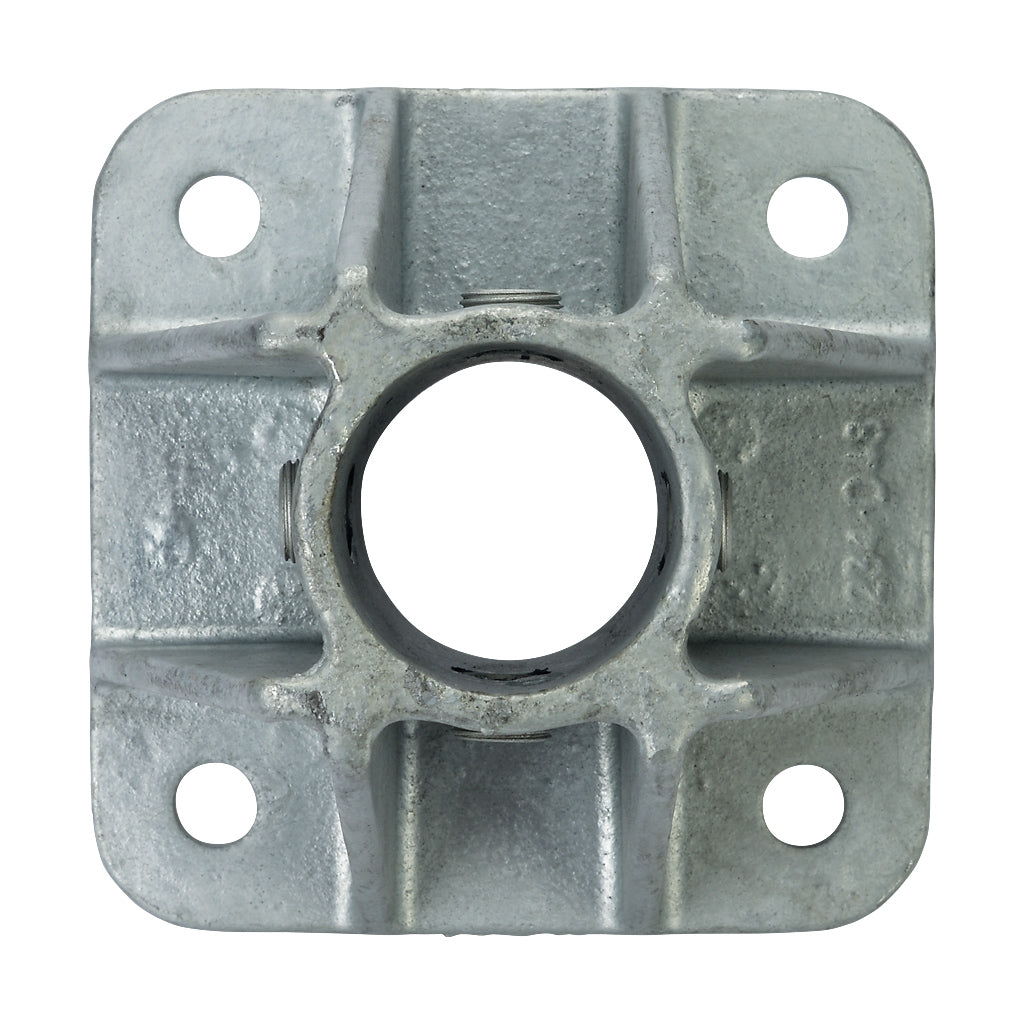 234D Heavy Duty Baseplate With 4 Fixing Holes To Suit 48.3mm Tube