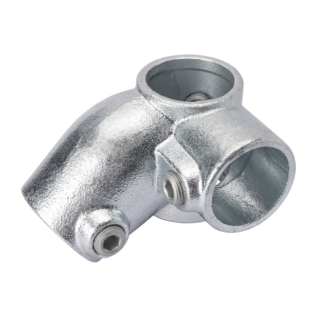 321LD Middle Left Hand Sloping Down Side Outlet Elbow 30-45° To Suit 48.3mm Tube