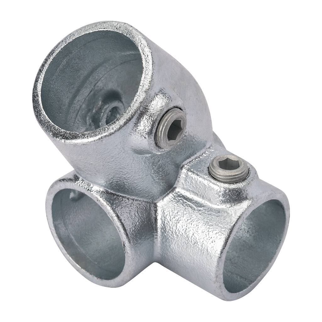 321LD Middle Left Hand Sloping Down Side Outlet Elbow 30-45° To Suit 48.3mm Tube