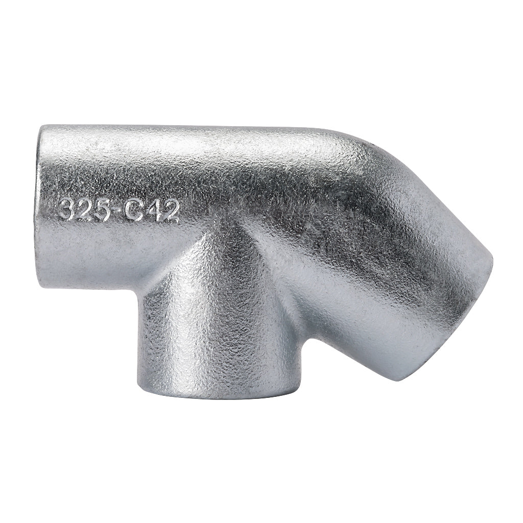 325C Sloping Downward Tee 30-45° To Suit 42.4mm Tube