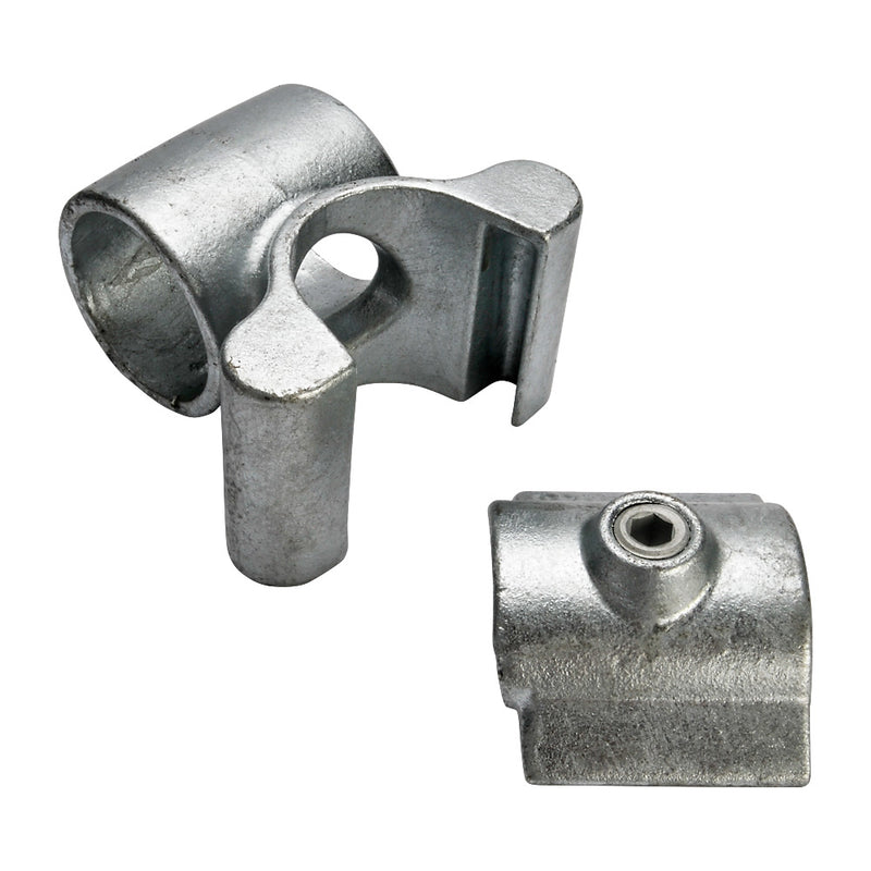 A161C Add On Offset Crossover Joint 90° Key Clamp To Suit 42.4mm Tube