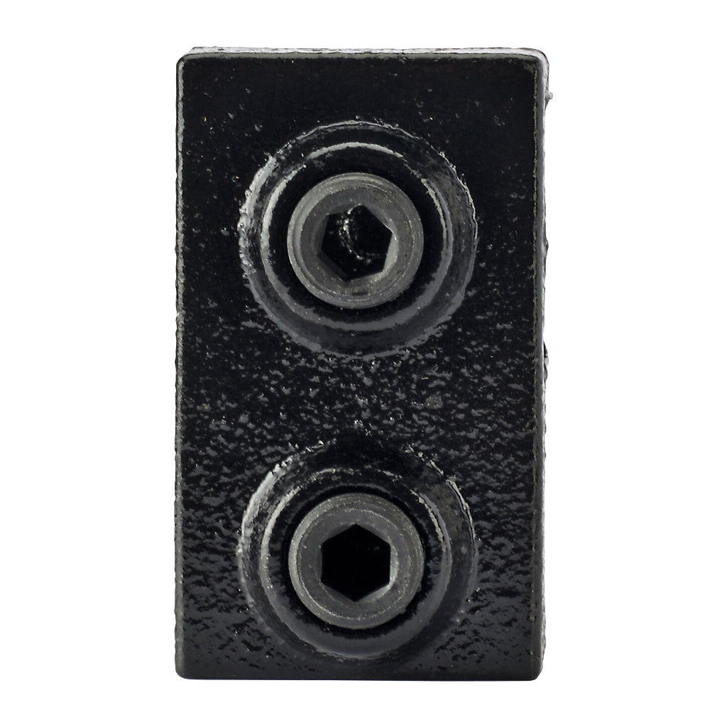 Short Tee 25mm Square Key Clamp With Black Electrophoretic Finish