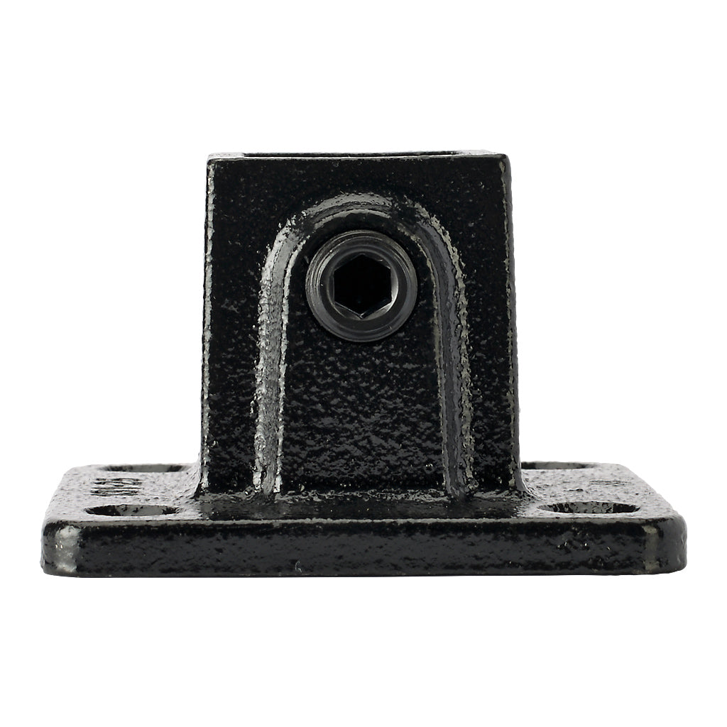 Square Footplate 25mm Square Key Clamp With Black Electrophoretic Finish