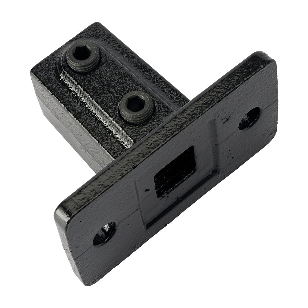 Base Plate 25mm Square Key Clamp Black Electrophoretic Finish