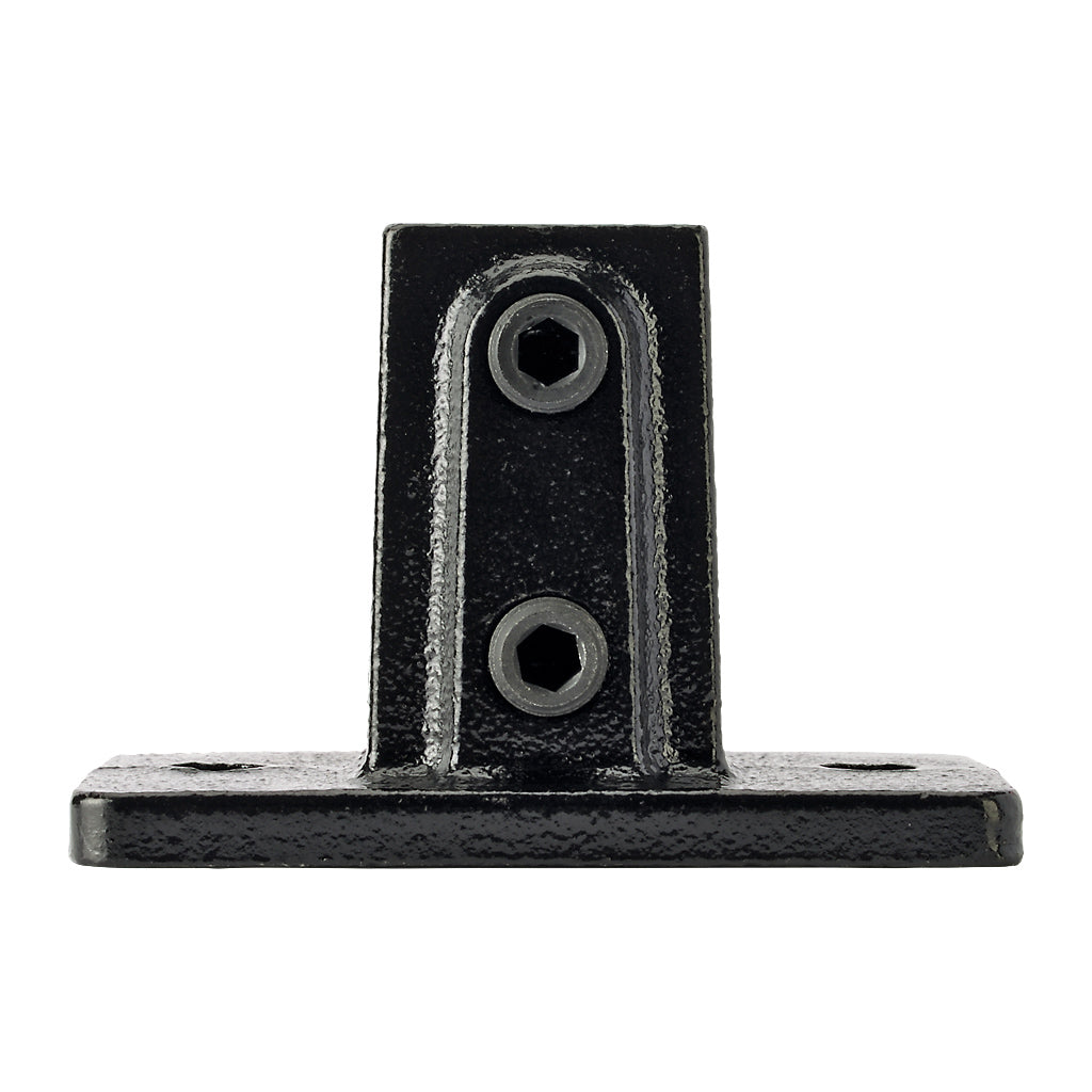 Base Plate 25mm Square Key Clamp Black Electrophoretic Finish