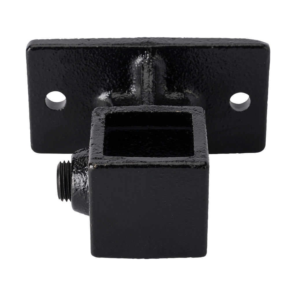 Handrail Bracket 25mm Square Key Clamp Black Electrophoretic Finish