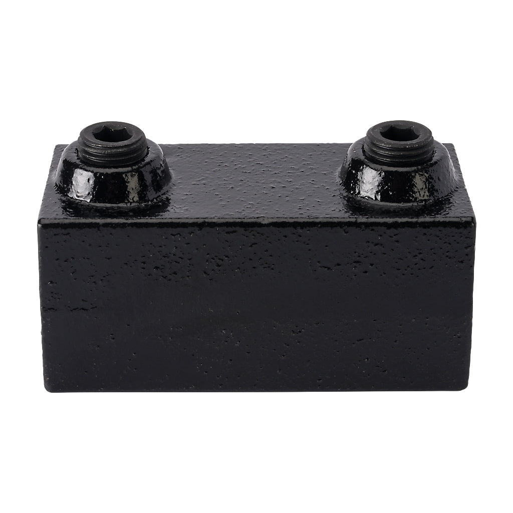 External Connector 25mm Square Key Clamp Black Electrophoretic Finish