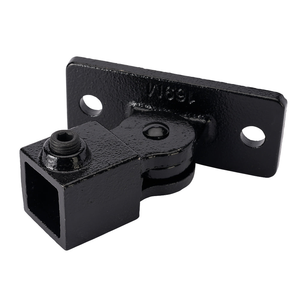 Swivel Fixing 25mm Square Key Clamp Black Electrophoretic Finish