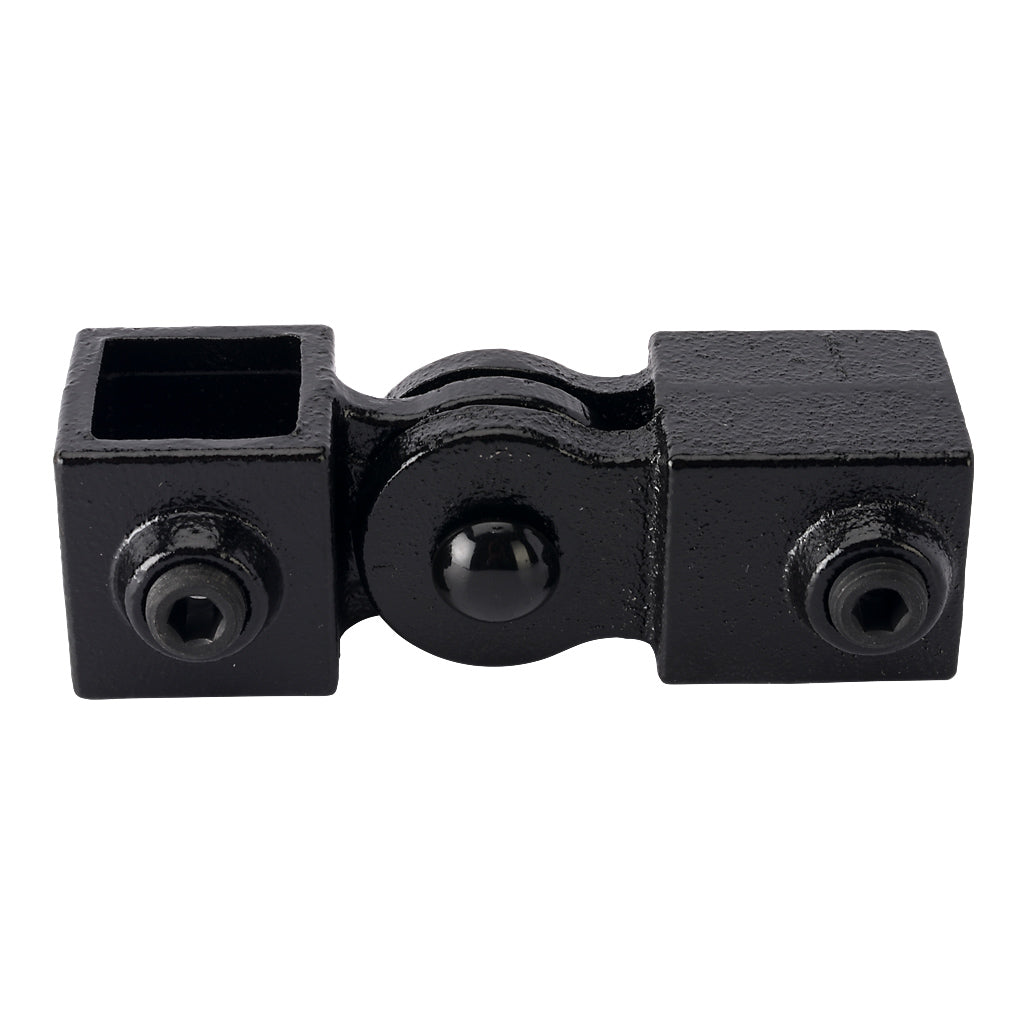 Single Swivel 25mm Square Key Clamp Black Electrophoretic Finish