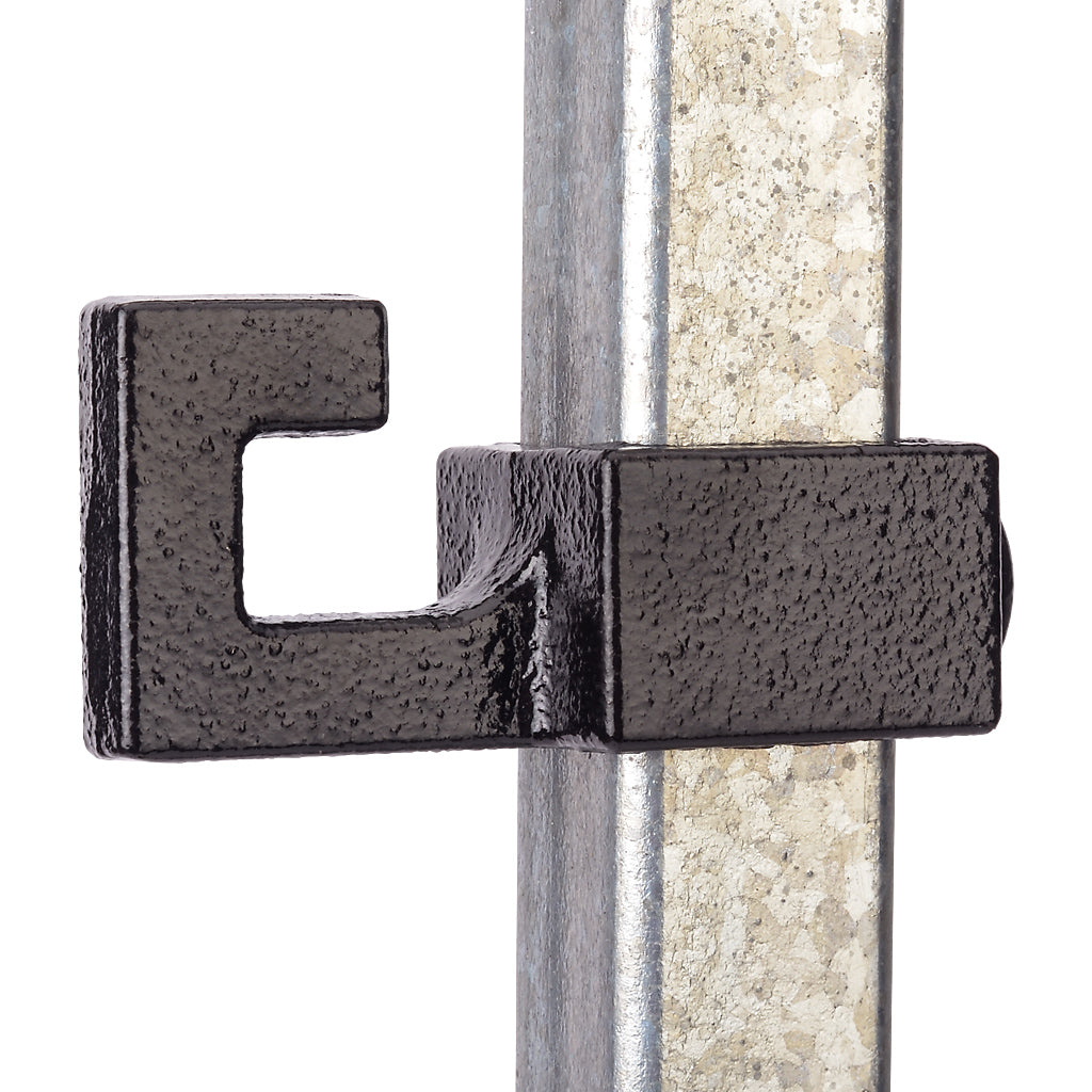 Side Hook 25mm Square Key Clamp Black Electrophoretic Finish