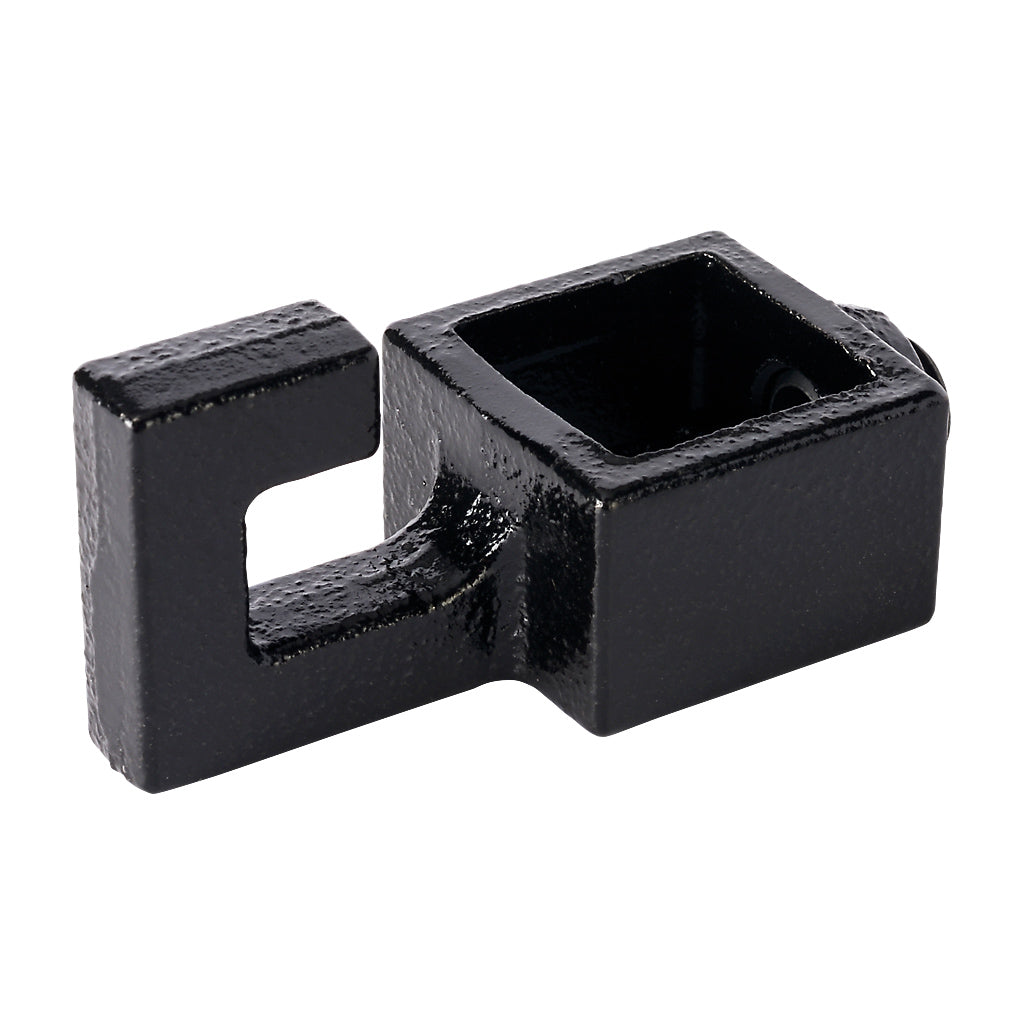 Side Hook 25mm Square Key Clamp Black Electrophoretic Finish
