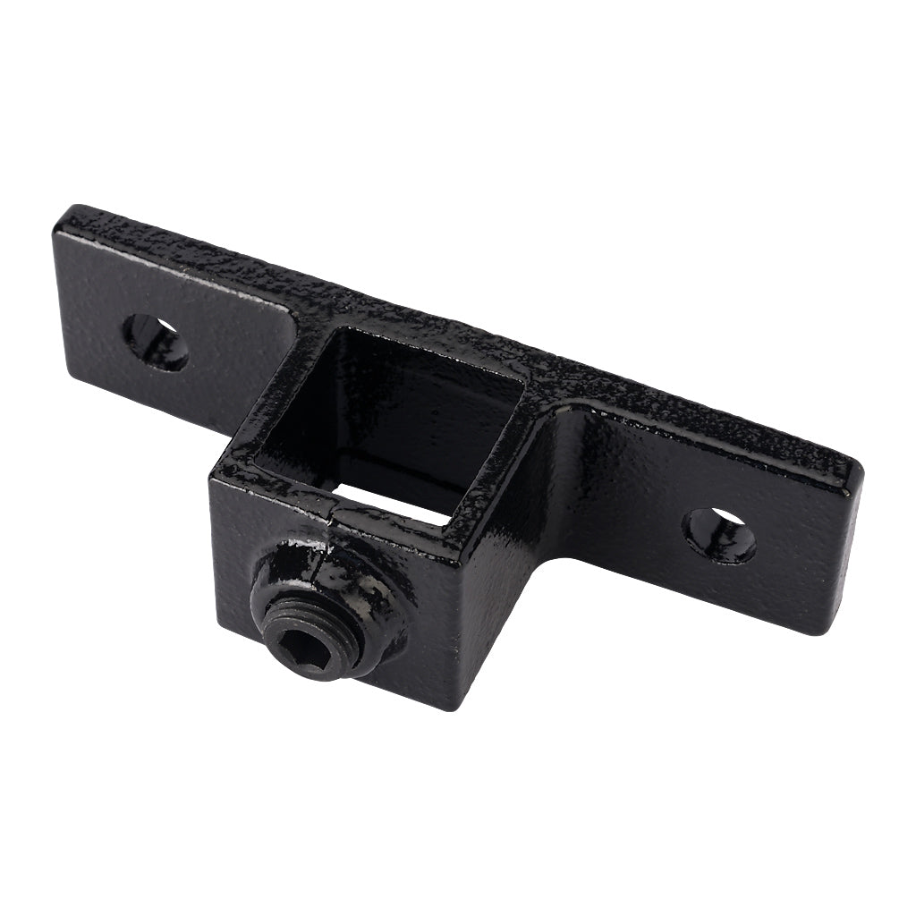 Double Lugged Bracket 25mm Square Key Clamp Black Electrophoretic Finish