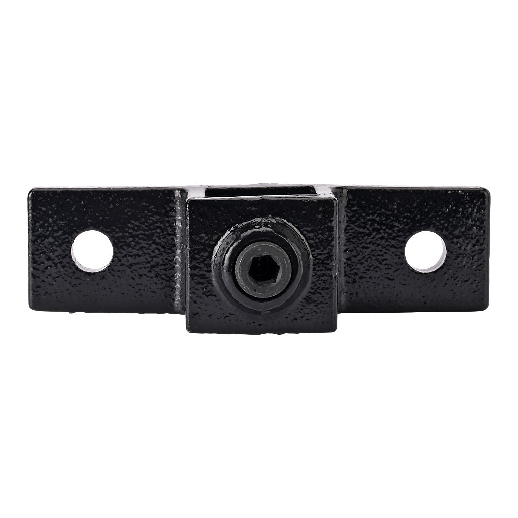 Double Lugged Bracket 25mm Square Key Clamp Black Electrophoretic Finish