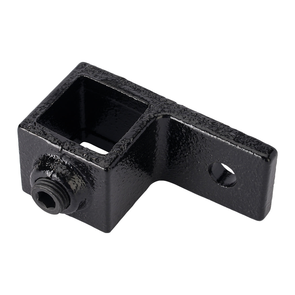 Single Lugged Bracket 25mm Square Key Clamp Black Electrophoretic Finish