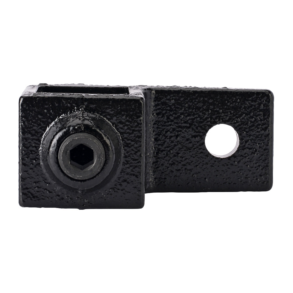 Single Lugged Bracket 25mm Square Key Clamp Black Electrophoretic Finish