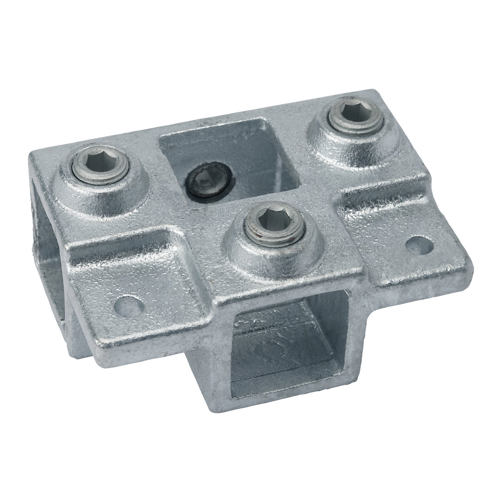 3 Way Side Outlet Shelf Tee For 25mm Square Box