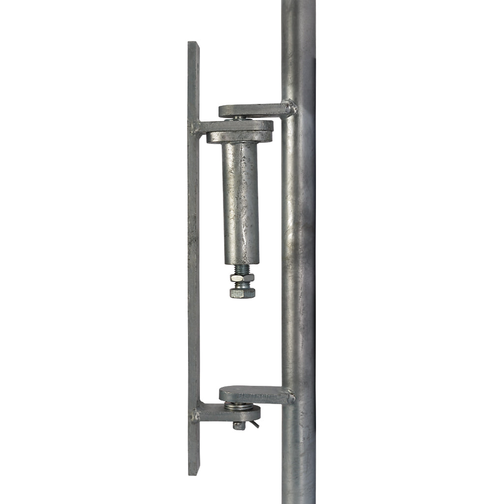 Retrofit Key Clamp Half Height Self Closing Gate 33.7mm Tube To Flat