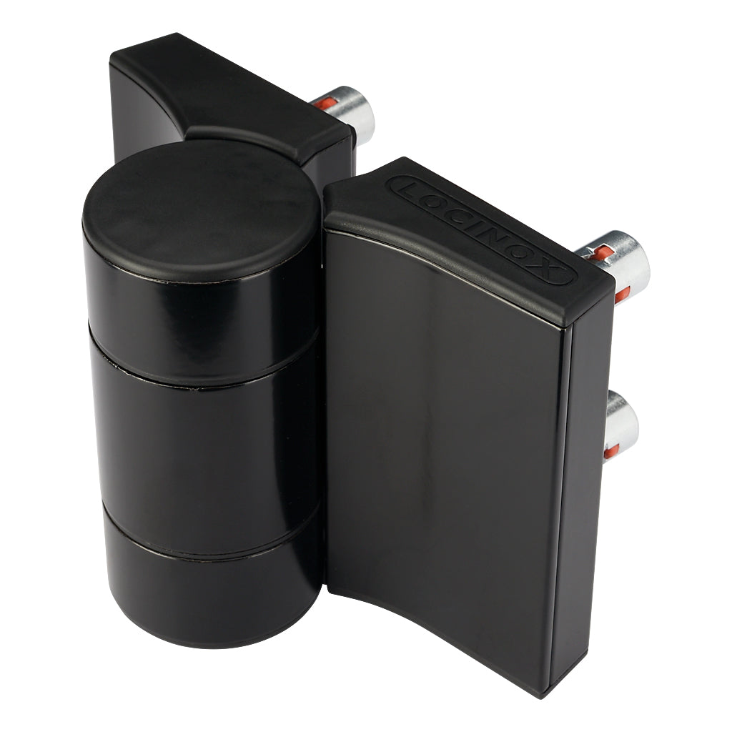 Locinox Dino - 2 Double Bearing Adjustable 180° Hinge Black