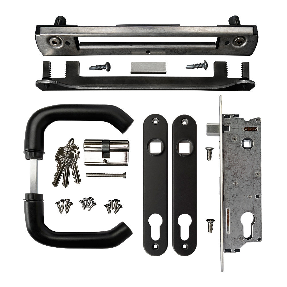 Locinox Fiftylock Insert Kit Black To Suit 50mm Box Section