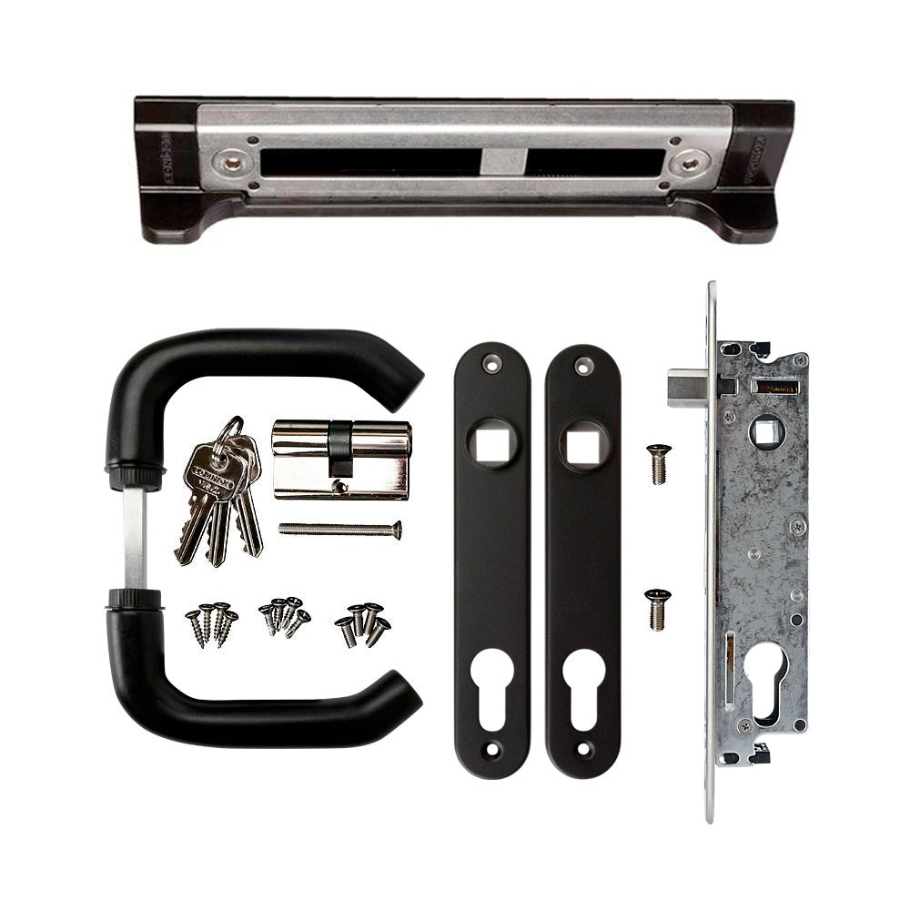 Locinox Fortylock Insert Kit Black To Suit 40mm Box Section
