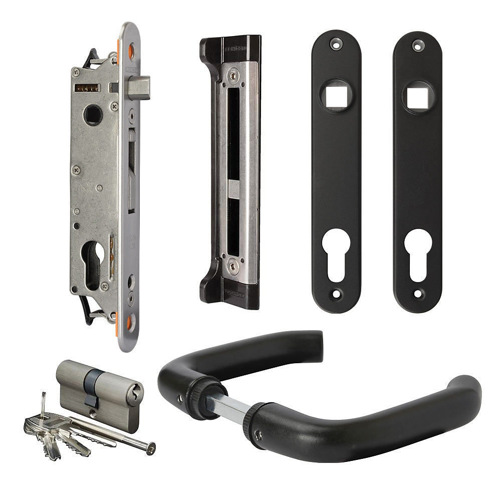 Locinox Fortylock Black Insert Kit To Suit 40mm Box Section (Old Style)