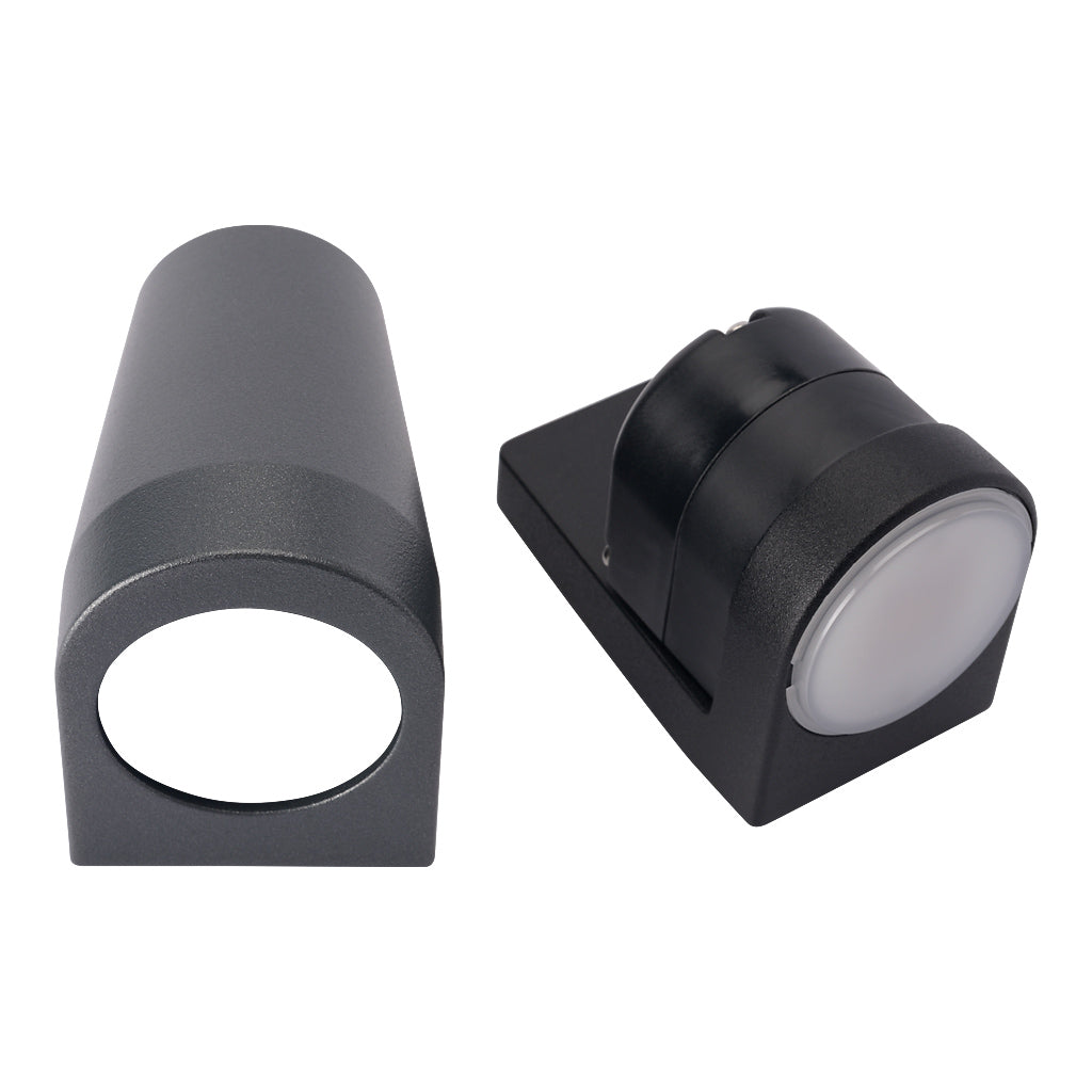 Locinox CONE55-DC Architectural Conical Wall Lighting 12-24V DC Anthracite Grey