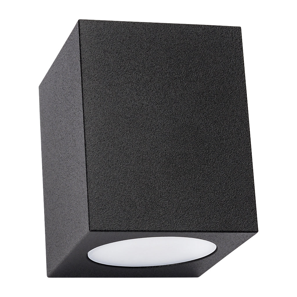 Locinox CUBE55-DC Architectural Conical Wall Lighting 12-24V DC Black