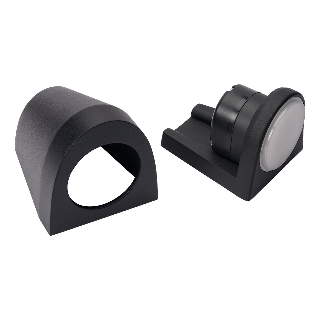 Locinox CONE85-DC Architectural Conical Wall Lighting 12-24V DC Black