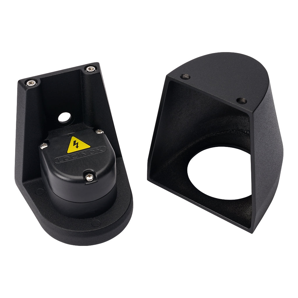 Locinox CONE85-DC Architectural Conical Wall Lighting 12-24V DC Black