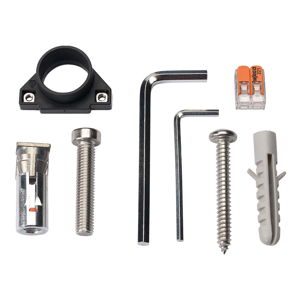 Locinox CONE85-DC Architectural Conical Wall Lighting 12-24V DC Black