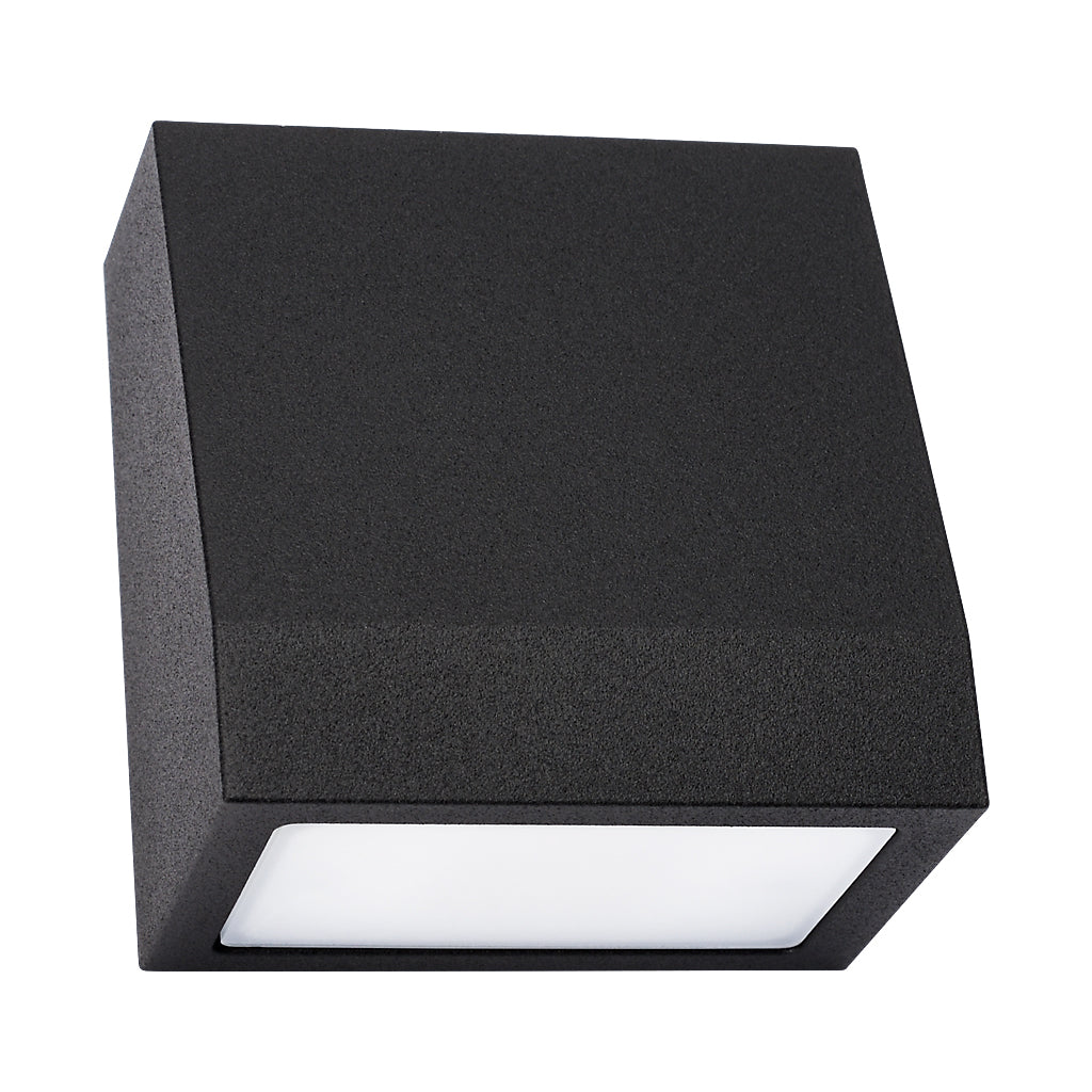 Locinox HEPTA75-DC Architectural Conical Wall Lighting 12-24V DC Black
