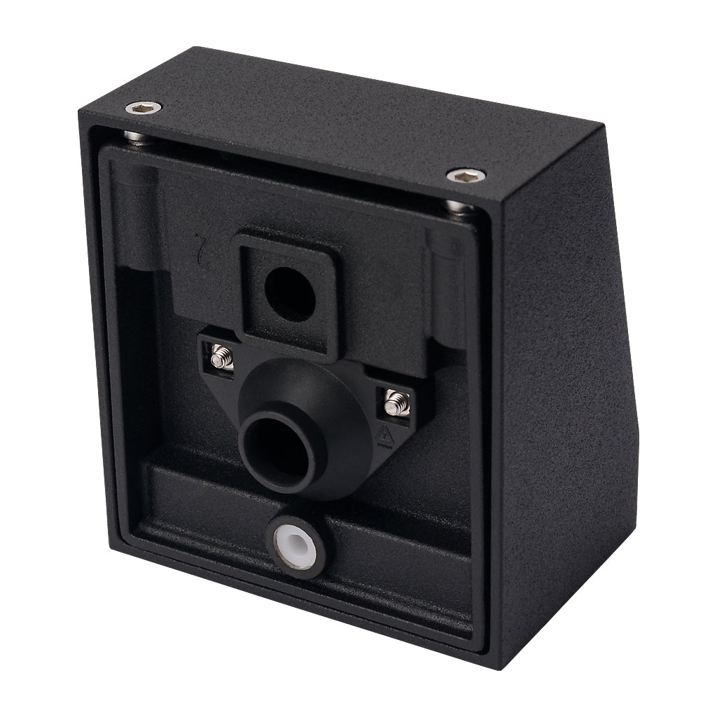 Locinox HEPTA75-DC Architectural Conical Wall Lighting 12-24V DC Black