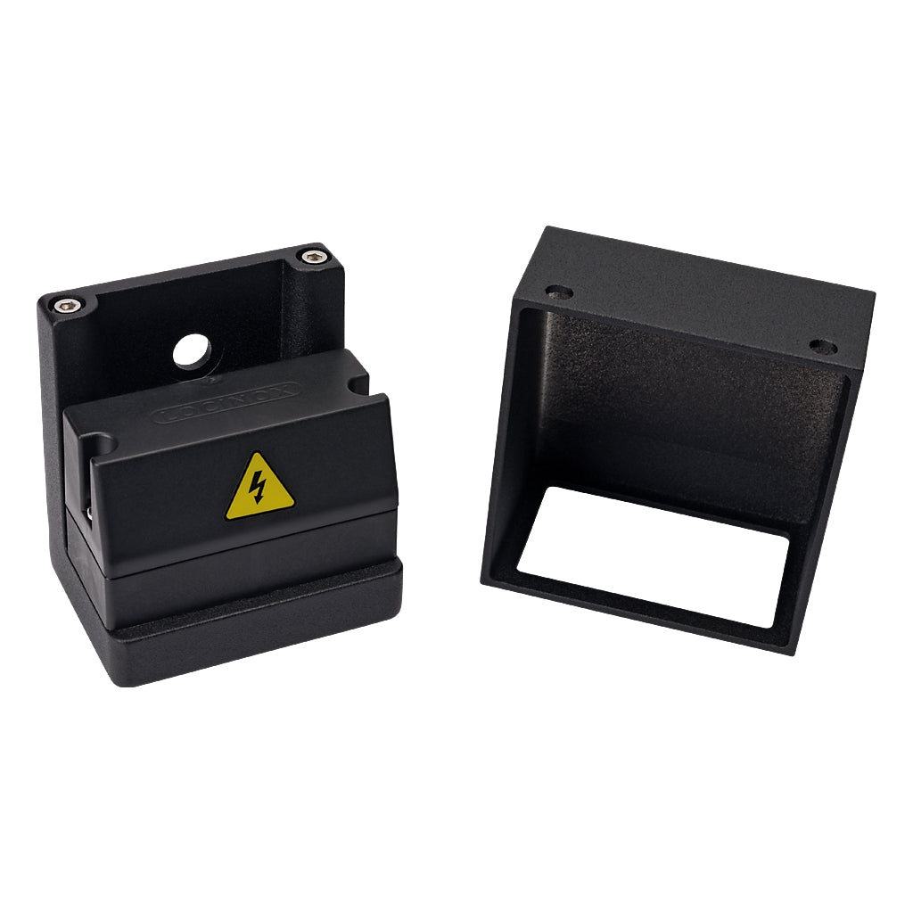 Locinox HEPTA75-DC Architectural Conical Wall Lighting 12-24V DC Black