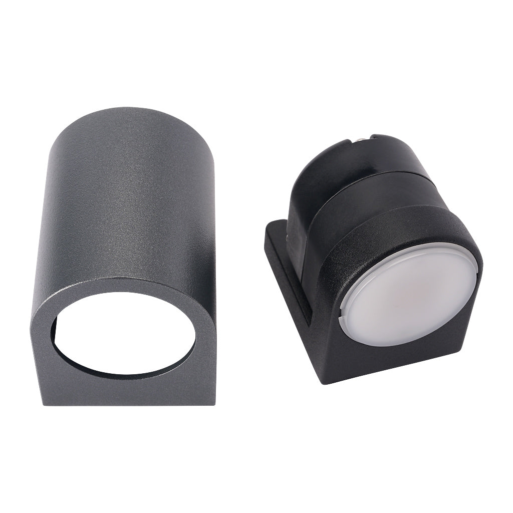 Locinox ARCO55-DC Architectural Conical Wall Lighting 12-24V DC Anthracite Grey