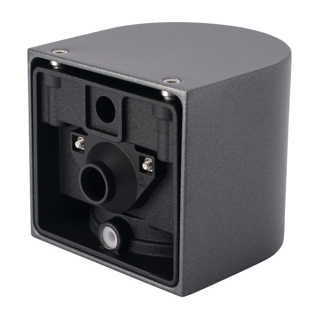 Locinox ARCO75-DC RAL Architectural Conical Wall Lighting 12-24V DC Anthracite Grey