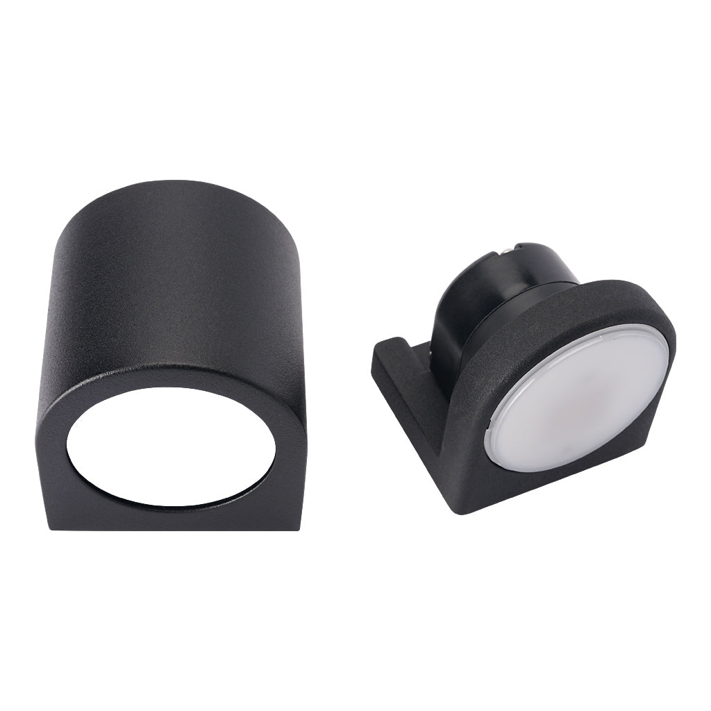 Locinox ARCO75-DC RAL Architectural Conical Wall Lighting 12-24V DC Black