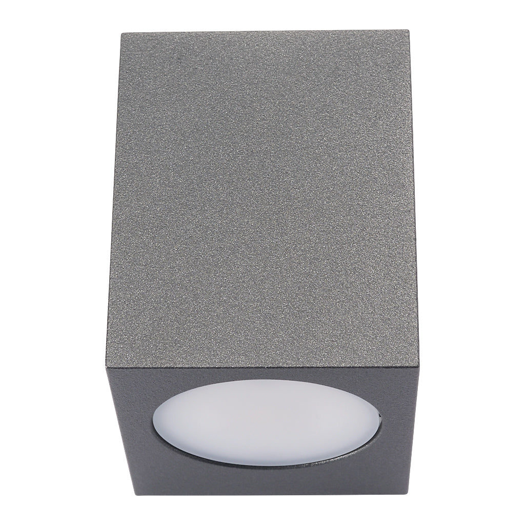 Locinox CUBE55-DC Architectural Conical Wall Lighting 12-24V DC Anthracite Grey