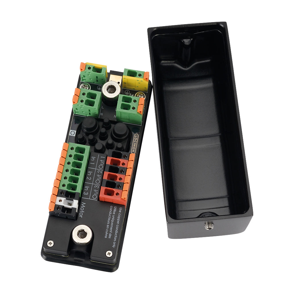 Locinox Magnus Motorised Hinge & Closer For Pedestrian Gates Black