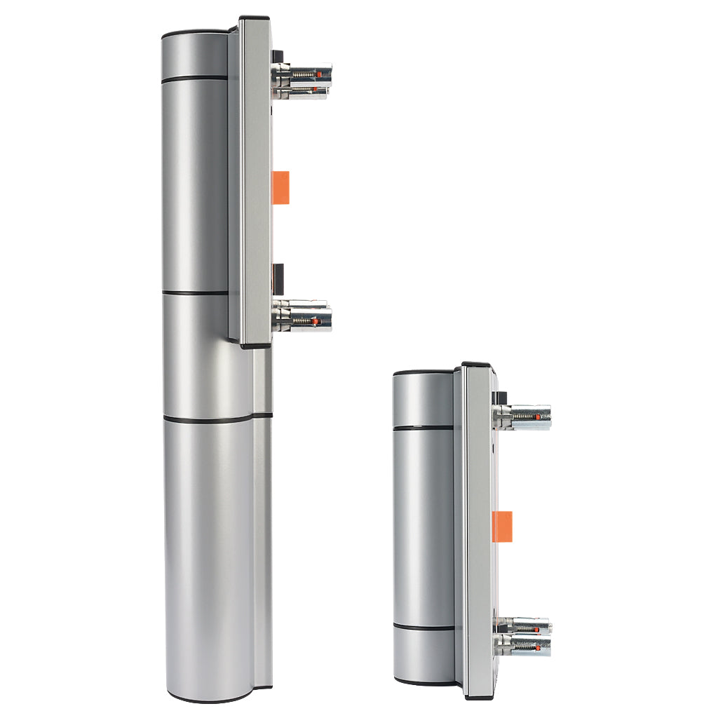 Locinox Mammoth HD - 2 Second Generation Hydraulic 180° Gate Closer & Hinge Silver