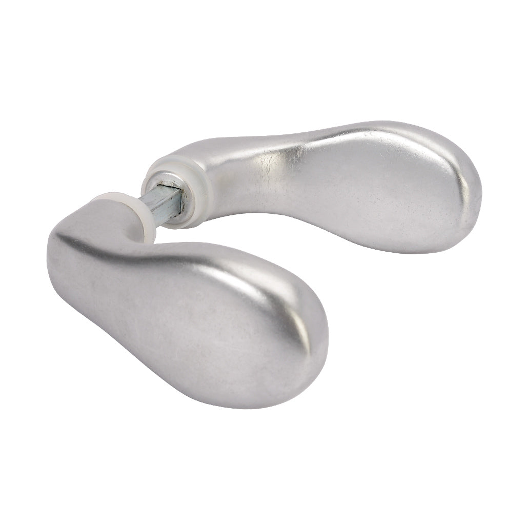 Locinox Leonardo Mechanical Sliding Gate Lock To Suit 60mm Box Section Silver