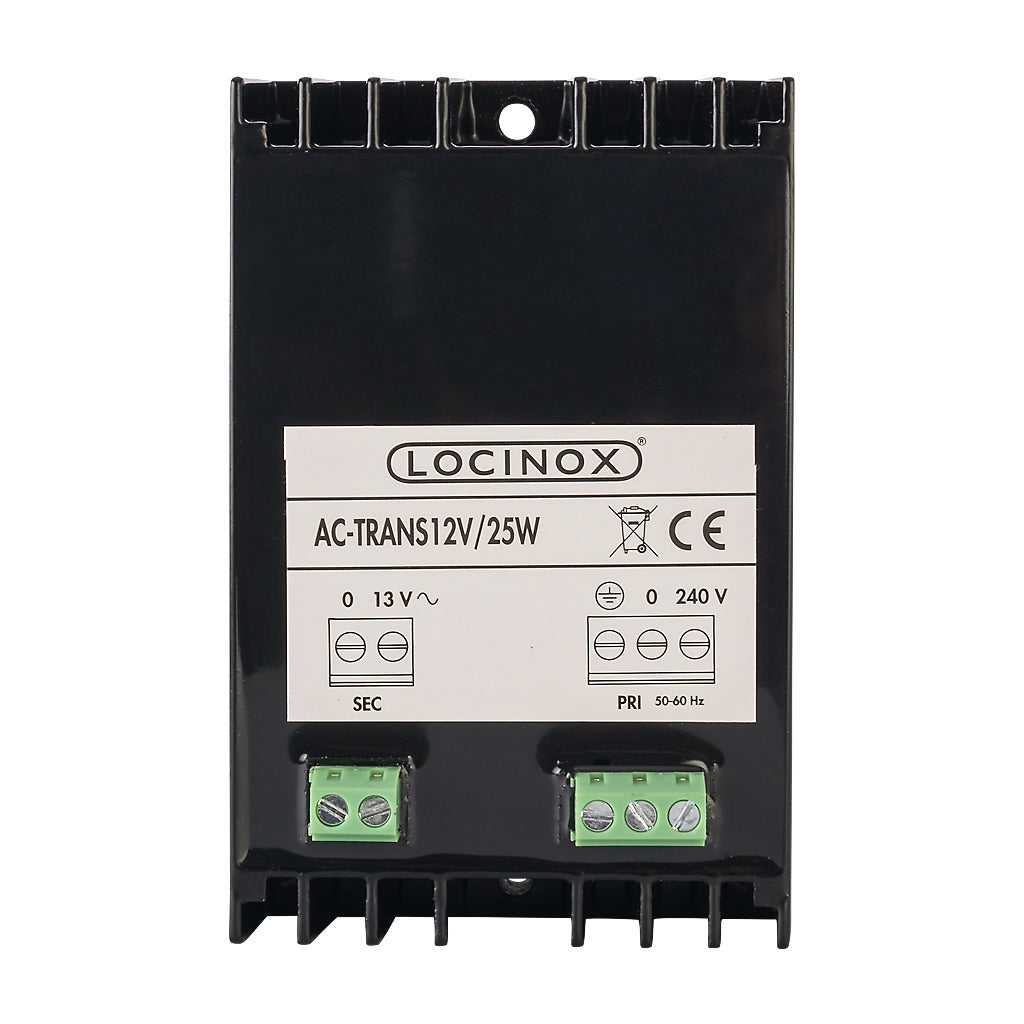 Locinox AC-TRANS-12V-25W Safety Transformer 12V AC-AC-Trans-12V-25W