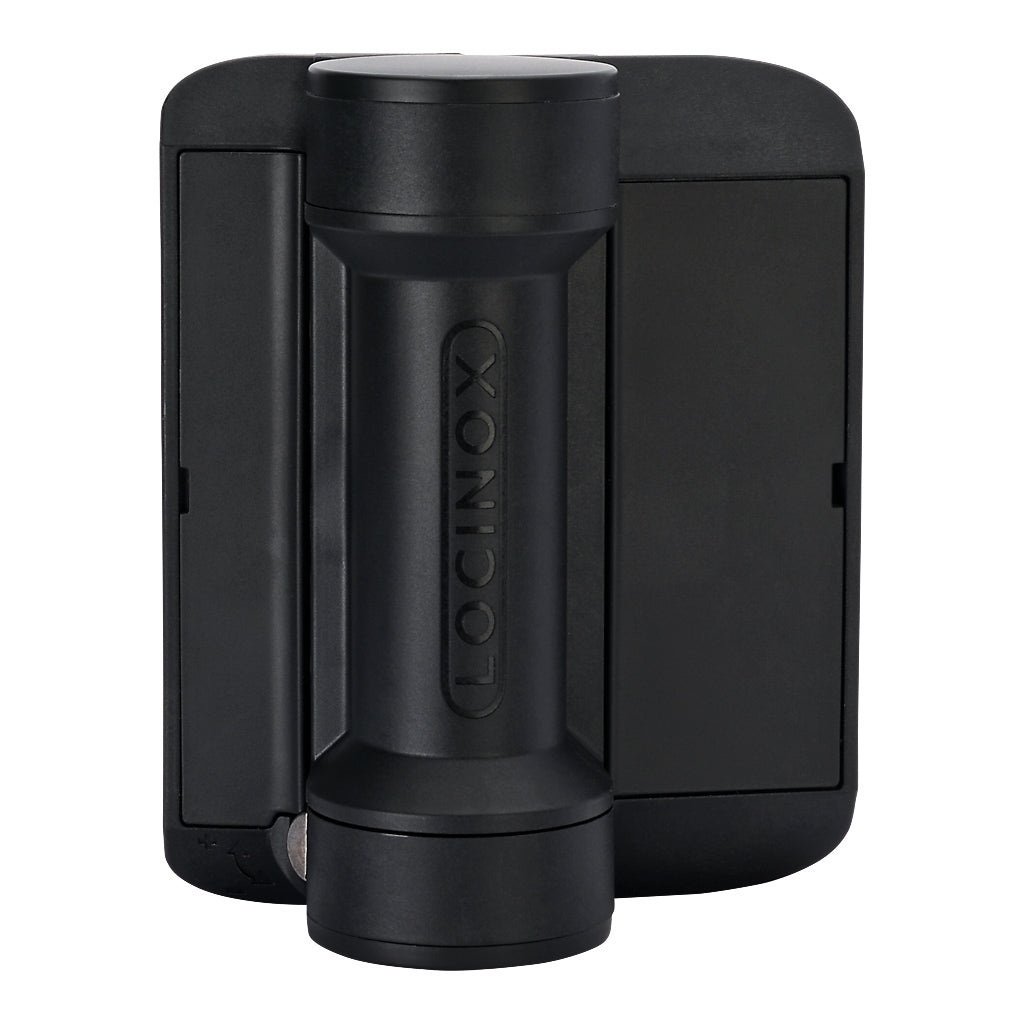 Locinox SERVAL 180° Spring Hinge Mounted With Self-Drilling Screws Black