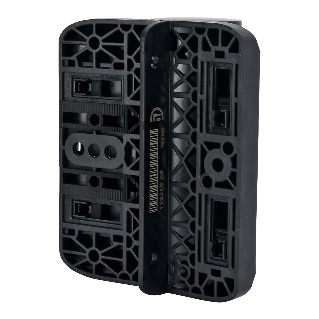 Locinox SERVAL 180° Spring Hinge Mounted With Self-Drilling Screws Black