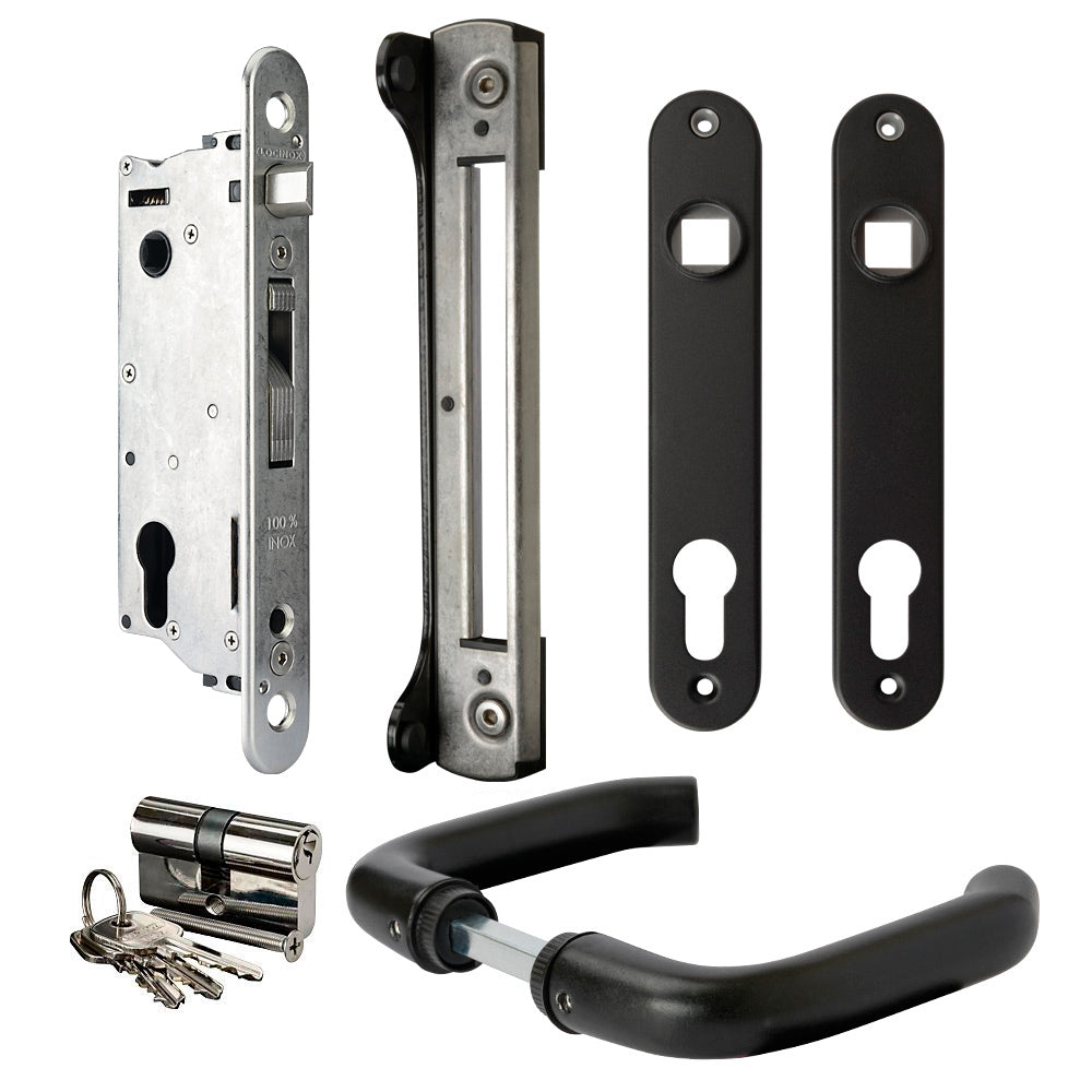 Locinox Sixtylock Insert Kit Black To Suit 60mm Box Section