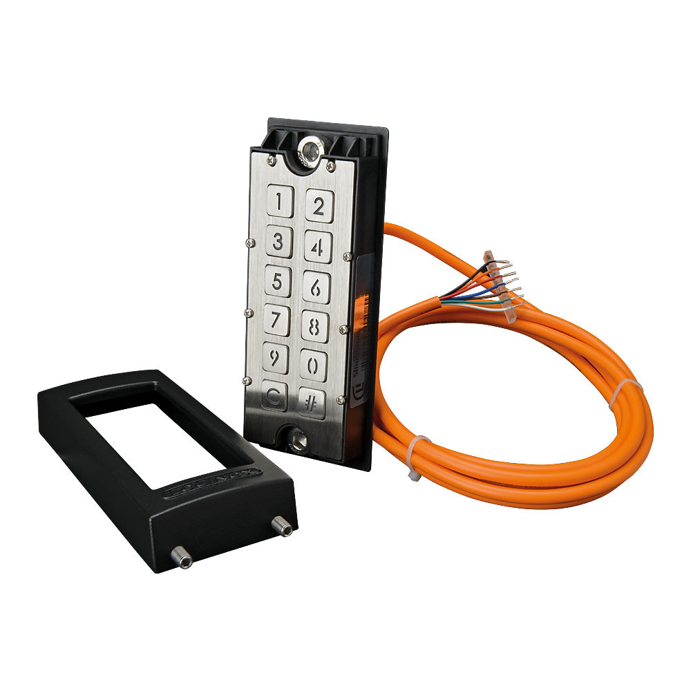 Locinox SLIMSTONE-X Weather Resistant Key Pad With External Relays Black
