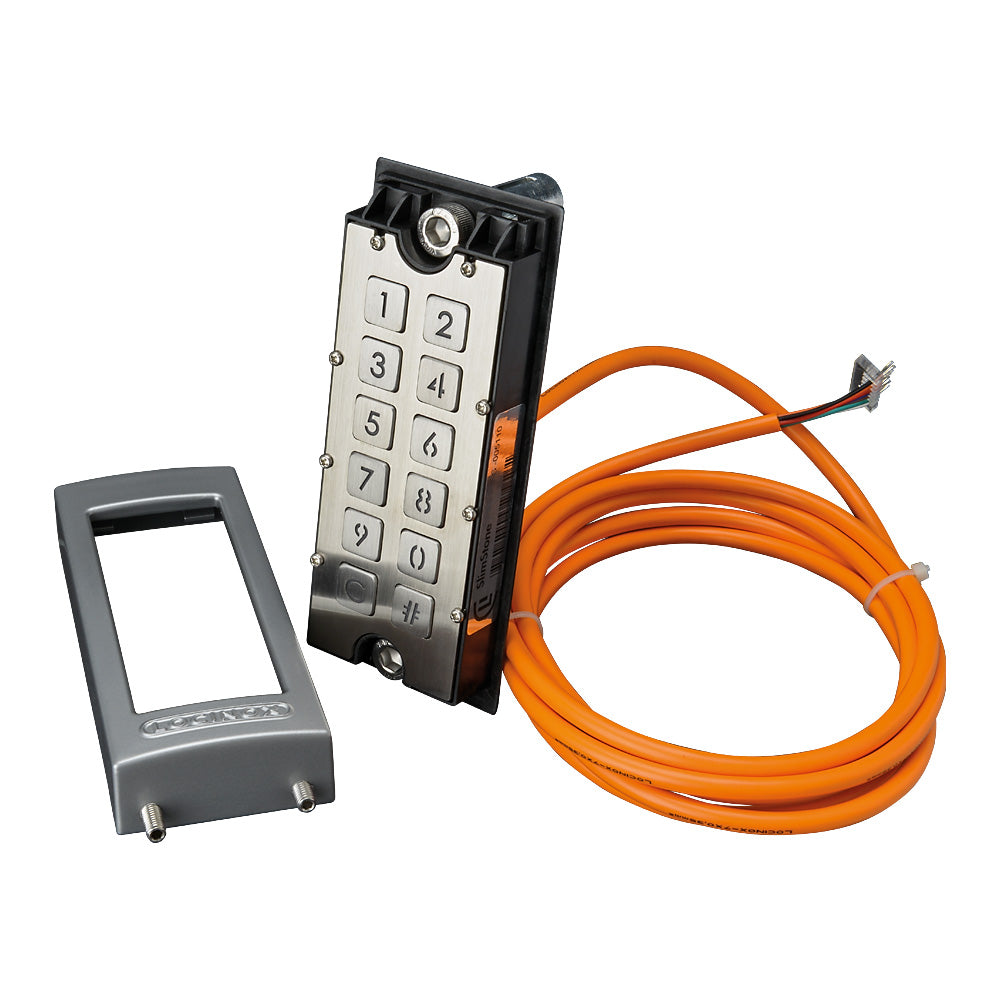 Locinox SLIMSTONE-X Weather Resistant Key Pad With External Relays Silver
